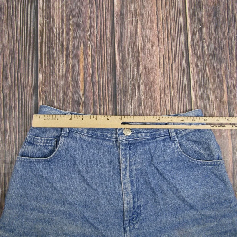 J.Crew Denim Shorts Women 12 Blue Vintage High Waisted Mom Cotton USA